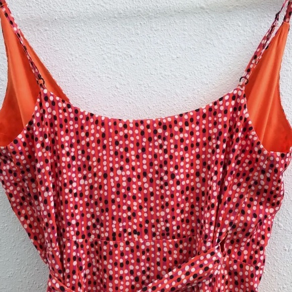 ANTHROPOLOGIE HUTCH Flutter Wrap Midi Dress LARGE - Picture 10 of 13